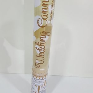 Lança confettis coração branco