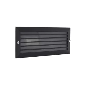 CANDEEIRO EMBUTIR C/GRELHA PRETO ASC1502P