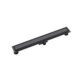 CALHA PAVIMENTO REVERSE IN-TILE 700 PRETO MATE ES101PM