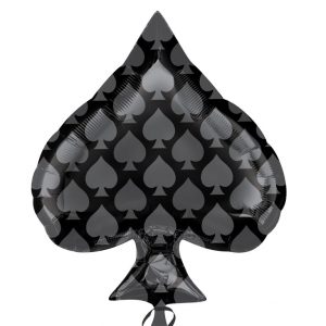 Balão 45cm casino Espadas