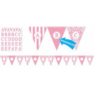 Bandeiras rosa de personalizar