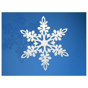 Conjunto flocos de neve 11 cm