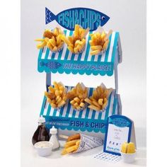 Expositor Fish Chip Stand