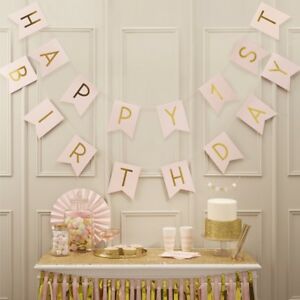 Faixa Happy 1st Birthday
