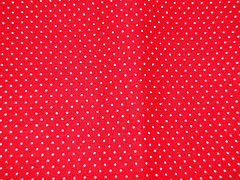 Guardanapos vermelho com bolinhas