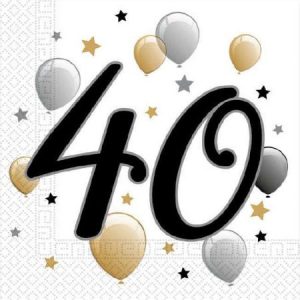 Guardanapos 40 anos