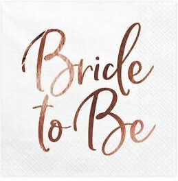 GUARDANAPOS “BRIDE TO BE”