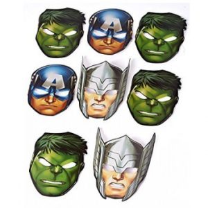 Mascaras c/8 Avengers