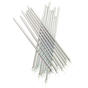 Velas 18 cm prata