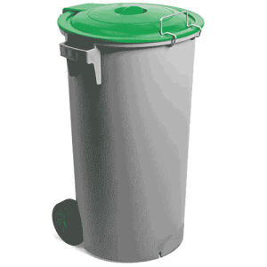 Balde Lixo 80L C/ Rodas [787]