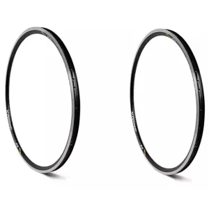 Par de Aros Aero 29 Vnine V-brake Preto Vzan 36 Furos Mtb